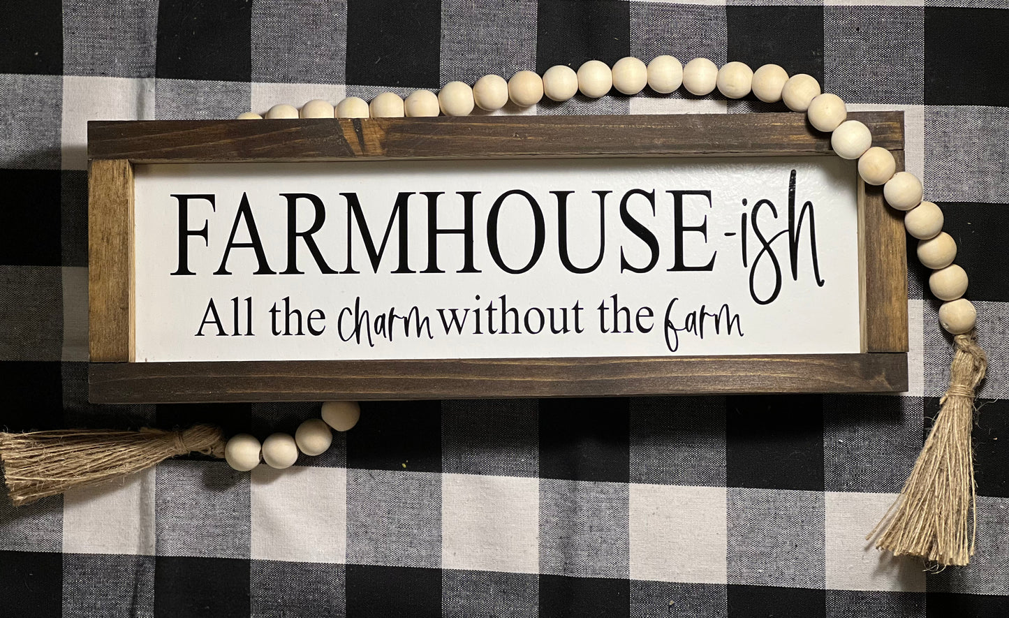 Farmhouse-ish All The Charm Without The Farm Sign
